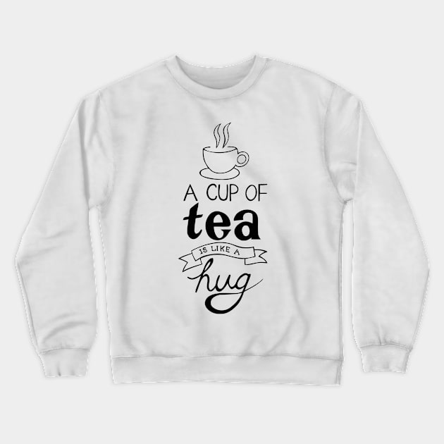 A Cup of Tea Crewneck Sweatshirt by nemlikur